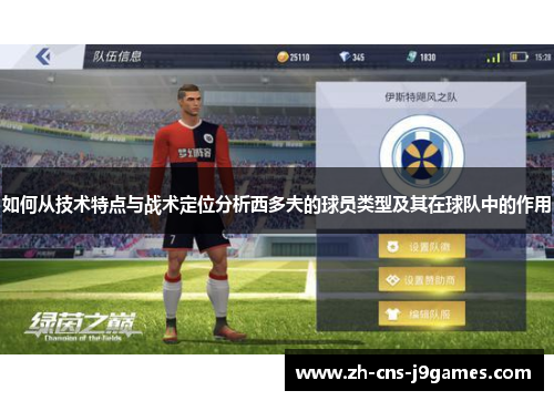 如何从技术特点与战术定位分析西多夫的球员类型及其在球队中的作用